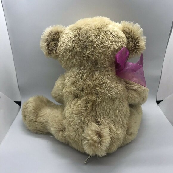 Dan Dee Collector's Choice Bear XOXO Heart Stuffed Beige Plush Valentines Day - Picture 4 of 8